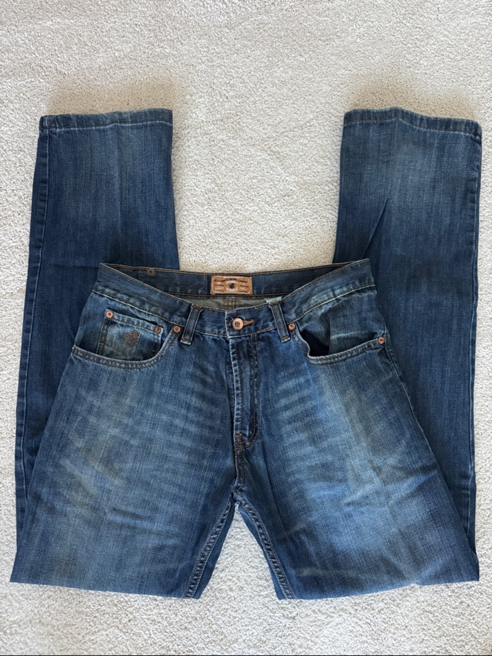 Rocawear Men's Medium Blue Straight Jeans
